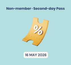 Non-member, Second-day Pass, 16 May 2026