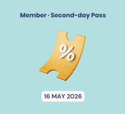 Member, Second-day Pass, 16 May 2026