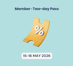 Member, Two-day Pass, 15-16 May 2026
