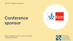 Klett joins as a Gold Sponsor of the upcoming ELTA Conference