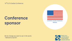 US Embassy in Serbia joins as a Platinum Sponsor of the upcoming ELTA Conference