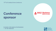 BIGZ školstvo joins as a Gold Sponsor of the upcoming ELTA Conference