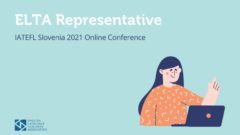 ELTA Representative at the IATEFL Slovenia 2021 Online Conference