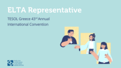 ELTA Representative at the 43rd TESOL Greece Annual International Online Convention