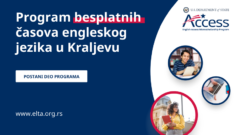 ELTA i Ambasada SAD: Program besplatnih časova engleskog jezika u Kraljevu