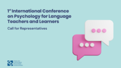 1st International Conference on Psychology for Language Teachers and Learners: Call for Representatives