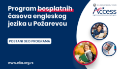 ELTA i Ambasada SAD: Program besplatnih časova engleskog jezika u Požarevcu