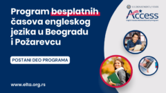 ELTA i Ambasada SAD: Program besplatnih časova engleskog jezika u Beogradu i Požarevcu