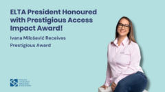 ELTA President Honoured with Prestigious Access Impact Award! 