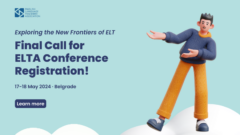 Final Call for ELTA Conference Registration! 📢