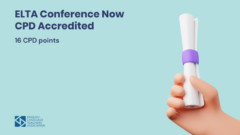 ELTA Conference Now CPD Accredited