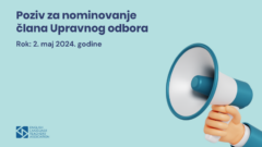 Poziv za nominovanje člana Upravnog odbora