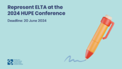 Represent ELTA at the 32nd HUPE International Conference