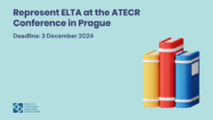 Represent ELTA at the ATECR Conference in Prague