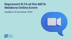 Represent ELTA at the META Moldova Online Event