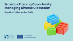 Erasmus Training Opportunity: Managing Diverse Classrooms