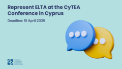 Represent ELTA at the CyTEA Conference 2025 in Cyprus