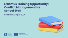 Erasmus Training Opportunity: Conflict Management for School Staff