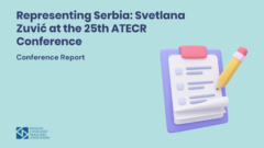 Representing Serbia: Svetlana Zuvić at the 25th ATECR Conference in Prague