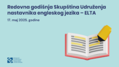 Redovna godišnja Skupština Udruženja nastavnika engleskog jezika – ELTA