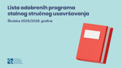 Lista odobrenih programa stalnog stručnog usavršavanja za školsku 2025/2028.