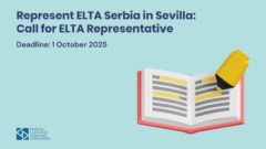 Represent ELTA Serbia in Sevilla: Call for Official ELTA Representative