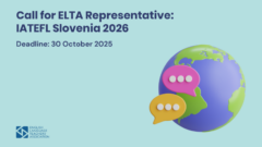 Call for ELTA Representative: IATEFL Slovenia 2026